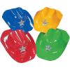 Fun Express Plastic Cowboy Hats – Bright Colors for Western Party Supplies Costumes – Themed Events & Celebrations – Perfect for Birthdays Festivals & Costume Parties – Multi-Color – 12 Pieces