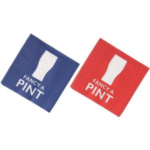 Assorted British Party Beverage Paper Napkins – 5″ (Pack of 16) – Perfect for UK Themed Events
