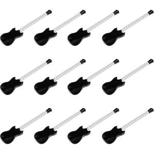 Fun Express Guitar Shaped Pens – Music Classroom Giveaways and Party Favors – VBS Vacation Bible School Supplies/Decor – Set of 12