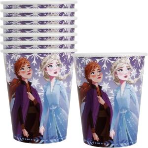 Fun Express HORSE PARTY PAPER CUP – Party Supplies – 8 Pieces(Frozen)