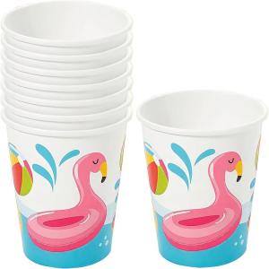 Fun Express HORSE PARTY PAPER CUP – Party Supplies – 8 Pieces(Pool Party)
