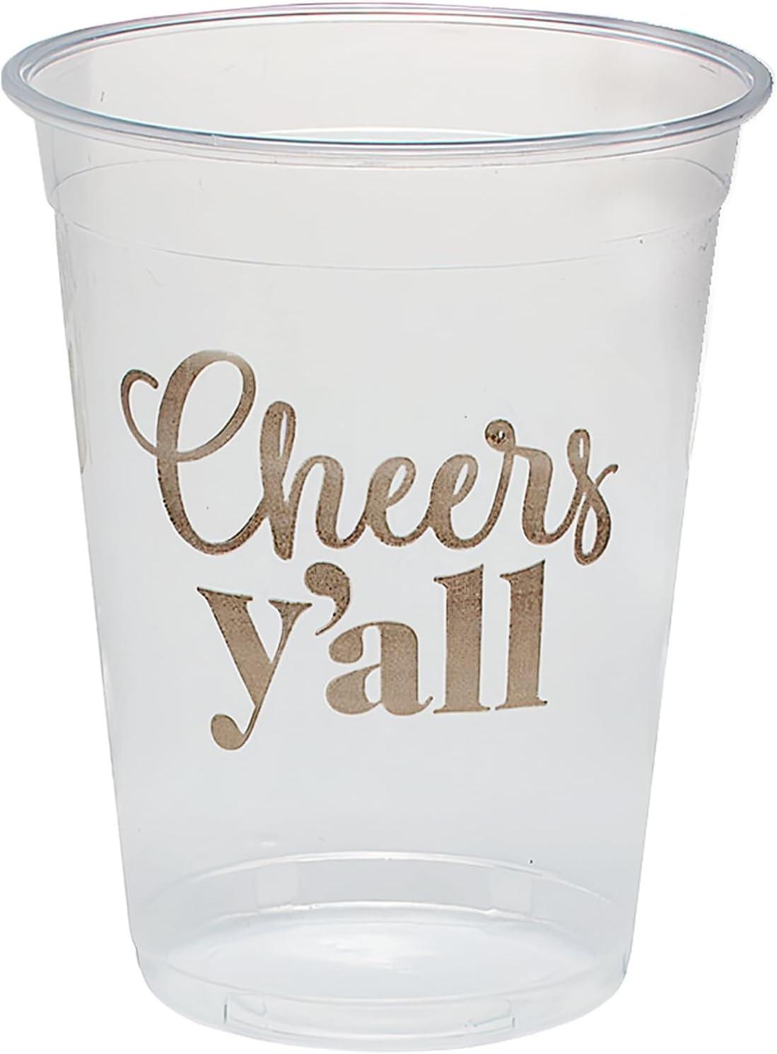 image:imageFun Express Cheers Yall Plastic Cups Party Supplies 50 Pieces
