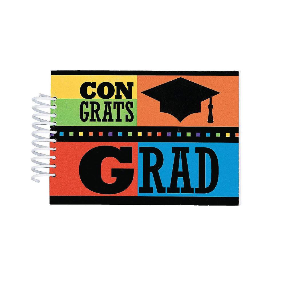 image:imageFun Express Congrats Grad Autograph Journal for Graduation Stationery Notepads Note Books amp Journals Graduation 12 Pieces