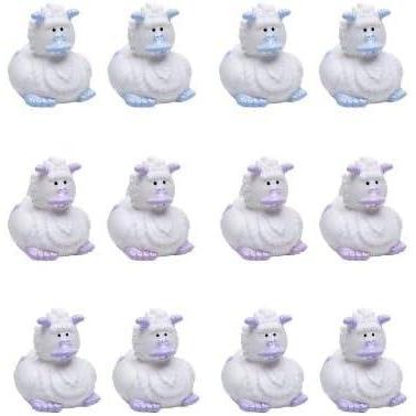 image:imageFun Express 2 White amp Pastel Yeti Rubber Ducks with Horns 12 Pieces