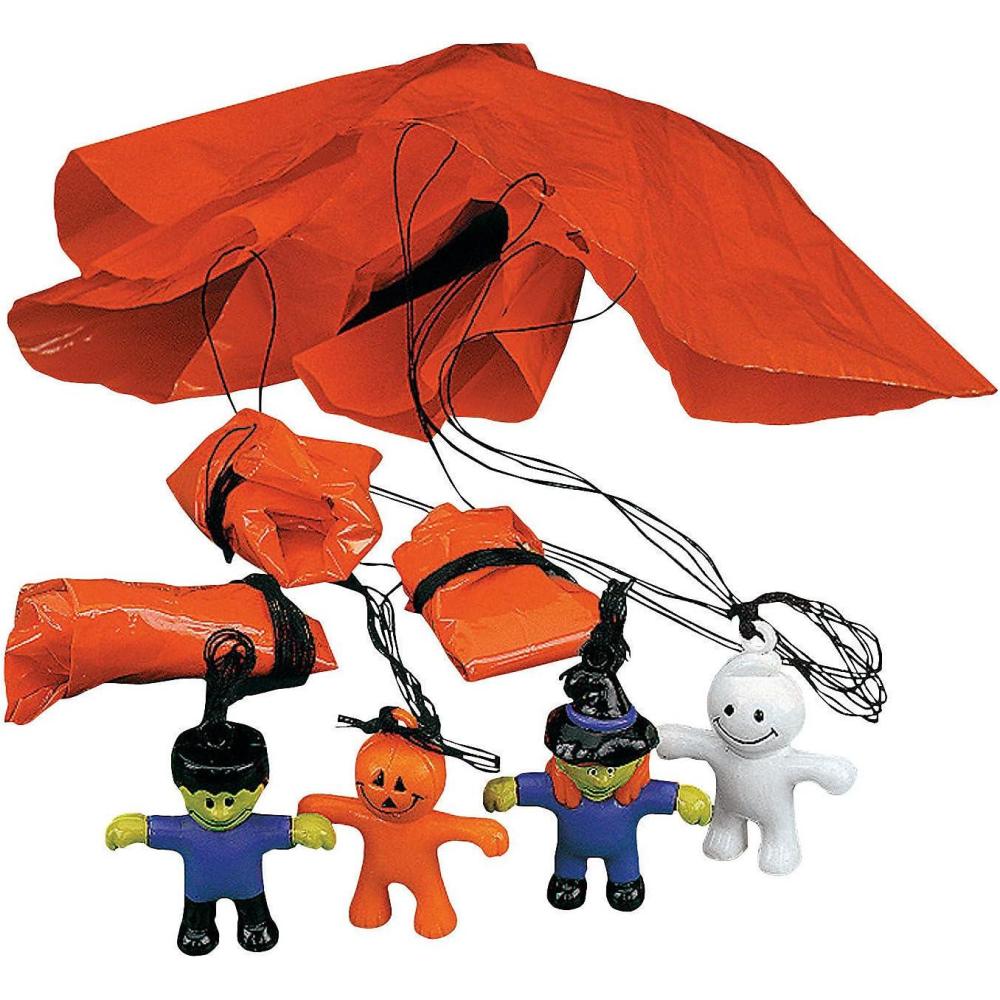 image:imageMini Halloween Character Paratroopers Set of 48 Halloween Toys