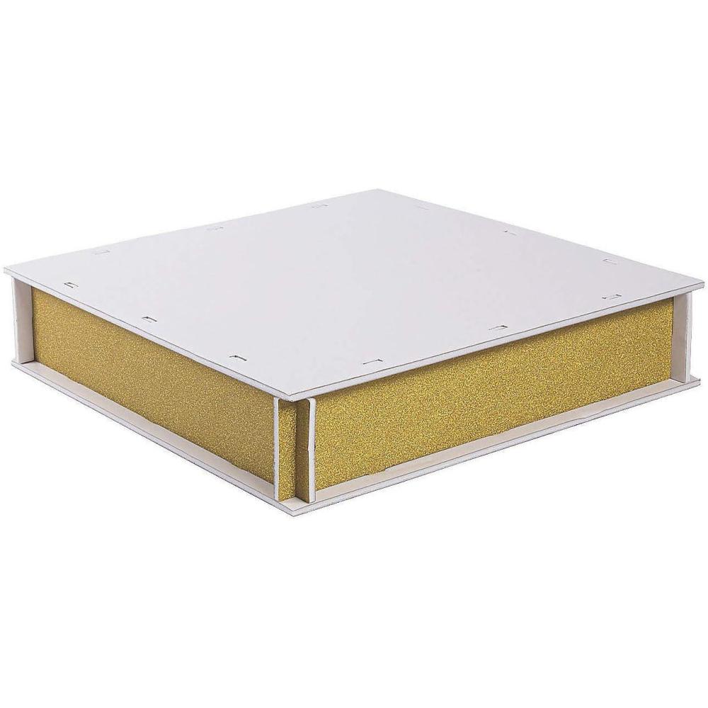 image:imageSquare Gold Glitter Cake Stand Party Supplies 1 Piece