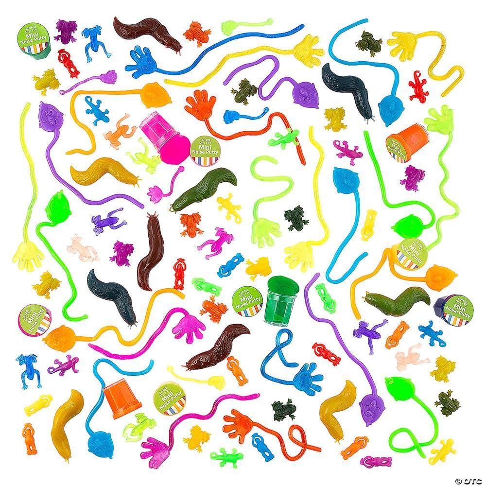 image:imageSticky Toy Bulk Assortment 100 Pieces Perfect for Easter Classroom Rewards and Halloween