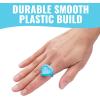 1″ x 1″ Bulk 144 Pc. Valentine’s Day Heart-Shaped Plastic Rings