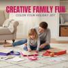 Color Your Own Valentine Craft Tote Bags – Crafts for Kids and Fun Home Activities