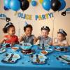 Fun Express – Police Party Shaped Dinner Plates for Birthday – Party Supplies – Print Tableware – Print Plates & Bowls – Birthday – 8 Pieces