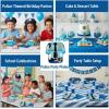 Fun Express – Police Party Shaped Dinner Plates for Birthday – Party Supplies – Print Tableware – Print Plates & Bowls – Birthday – 8 Pieces