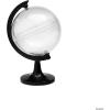 Fun Express 12 Pieces Globe Shaped Favor Container Candy Buckets, BPA Free Plastic, Birthday Party Supplies for Kids, Clear & Black