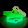 Fun Express Cutout Cross Glow-in-the-Dark Faith Rubber Bracelets Power Bracelets, Party Favors – VBS Vacation Bible School Supplies/Decor 12 pieces