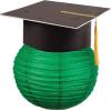 Fun Express Green Hanging Paper Lantern with Graduation Cap Decorating Kit – 12 Piece