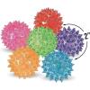 Fun Express Light Up Mini Spike Ball Assortment (Set of 12) Great for giveaways and Party Favors