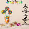 Fun Express Mini Rainbow Swirl Lollipops – Pack of 38, 1.25 Pounds
