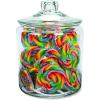 Fun Express Swirl Lollipops, Large, 2 3/4-Inch Suckers, 6-Inch Plastic Stick, Cherry, VBS Vacation Bible School Supplies/Decor Pack of 12
