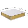 Square Gold Glitter Cake Stand – Party Supplies – 1 Piece