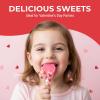 Valentine Red & Pink Heart Printed Lollipops – (Pack of 57) – Ideal for Valentine’s Day Parties, Party Favors, Classroom Treats & Gift Bags