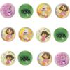 1 1/4″ Dora The Explorer Character Rubber Bouncy Balls – 12 Piece