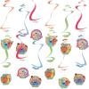 25″ Sesame Street Character Cardstock Hanging Swirls – 12 Pc.