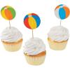 Beach Ball Picks – Party Supplies – 25 Pieces