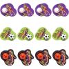 Fun Express 1 1/4″ Halloween Rubber Sports Bouncy Ball with Zombie Card Handout for 12