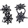Fun Express 1″ x 1″ Bulk 144 Piece Black Spider Web Plastic Rings