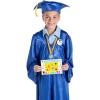 Fun Express Blue Graduation Gown & Cap Set with Awards for 12