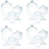 Fun Express Bulk Apothecary Jars, Candy Jars, 12 Pieces, 3 Sizes, Wedding, Reception, Grand Event, Birthday Party Supplies