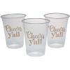 Fun Express Cheers Y’all Plastic Cups – Party Supplies – 50 Pieces