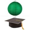 Fun Express Green Hanging Paper Lantern with Graduation Cap Decorating Kit – 12 Piece