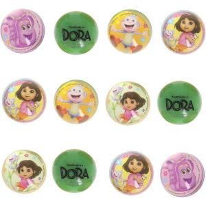 1 1/4″ Dora The Explorer Character Rubber Bouncy Balls – 12 Piece