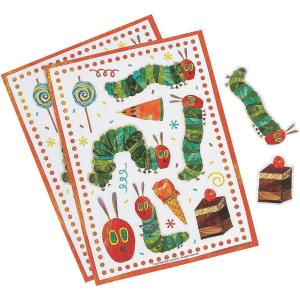 Fun Express – Very Hungry Caterpillar Stickers for Birthday – Stationery – Stickers – Sheets – Birthday – 12 Pieces