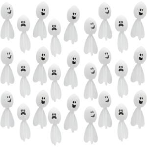 Fun Express 1 3/4″ x 4 1/2″ Mini Halloween Ghost White Foam Missiles – 24 Pieces