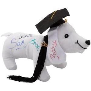 Fun Express 24 Pieces Class of 2025 Graduation Tassel & Autograph Dog Handouts for 12