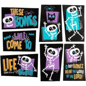 Fun Express Ezekial TRNK OR Treat KIT W/SKELETN DSGN – Party Decor – 7 Pieces