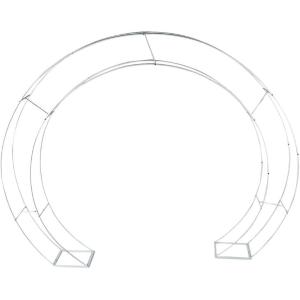 Metal Circle Arch Frame (10 feet x 8 feet) Wedding and Prom Party Decor