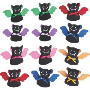 Plush Bats for Halloween (set of 12) Halloween Toys