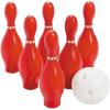 Fun Express Valentine Bowling Set for Kids – Includes 10 Pins and 2 Balls.- Valentine’s Day Games and Party Activities
