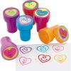 Heart Smiley Stampers Set for Kids – Bulk 24 Pack, Safe and Non-Toxic Stationery – Valentine’s Day, Classroom and Party Favors