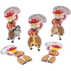 Fun Express Horse Bendables with Valentine’s Day Cards – Perfect for School Parties Gift Bags and Party Favors – 24 Pieces