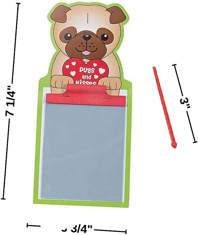 image:imageFun Express Mini Valentine Magic Pads with Pens Set of 12 Valentines Day Exchange Party Favors