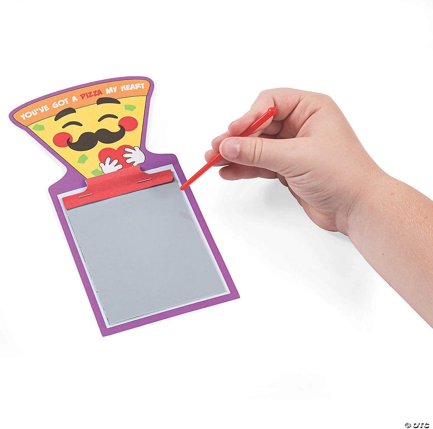 image:imageFun Express Mini Valentine Magic Pads with Pens Set of 12 Valentines Day Exchange Party Favors