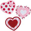 Fun Express Felt Valentine’s Day Heart Magnet – Craft Kits – 12 Pieces