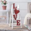 Fun Express Valentine Ladder Tabletop Decoration – Home Decor – 1 Piece