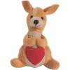 Fun Express Valentine’s Day Kangaroo Plush Stuffed Animal Set – Soft & Cuddly Heart Design – Perfect for Valentine’s Day Gifts Decor Parties & Celebrations – Ideal for Classroom or Event – 12 Pieces