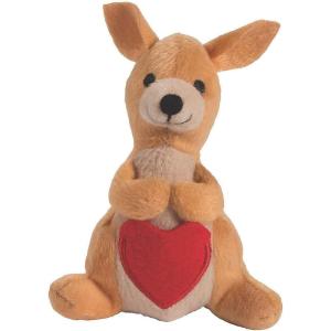 Fun Express Valentine’s Day Kangaroo Plush Stuffed Animal Set – Soft & Cuddly Heart Design – Perfect for Valentine’s Day Gifts Decor Parties & Celebrations – Ideal for Classroom or Event – 12 Pieces