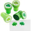 Fun Express 1 1/2″ St. Patrick’s Day Green Shamrock Rubber Stampers – 24 Pieces