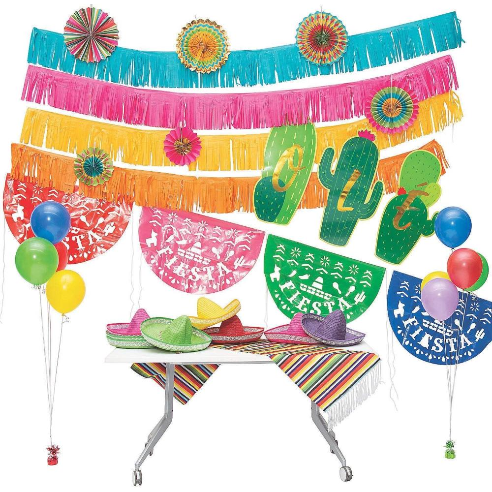 image:imageFiesta Party Decor Kit Party Decor 77 PiecesCinco De Mayo Party Supplies Fiesta Themed Events